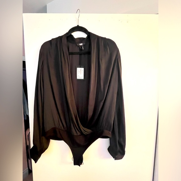 PAIGE SEVILLA bodysuit NWT black - Picture 1 of 8